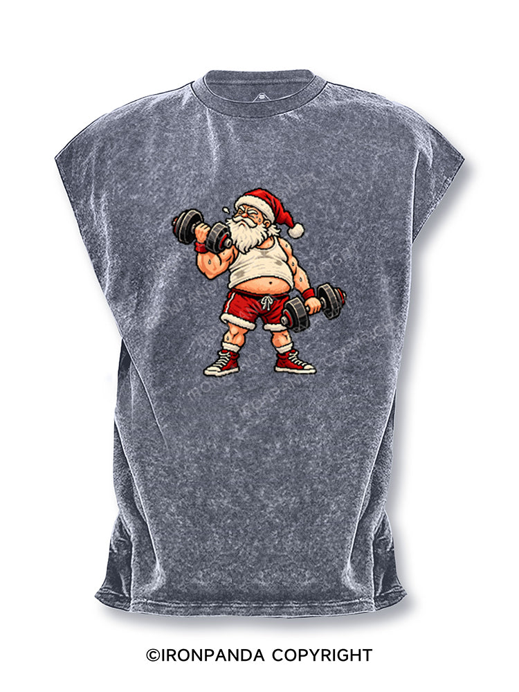 Santa Deadlift Cut Off Tank