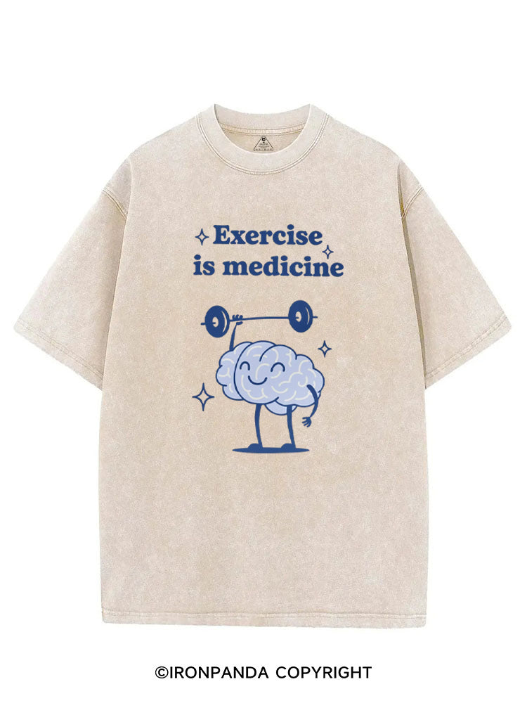 Exercise is Medicine VINTAGE GYM SHIRT