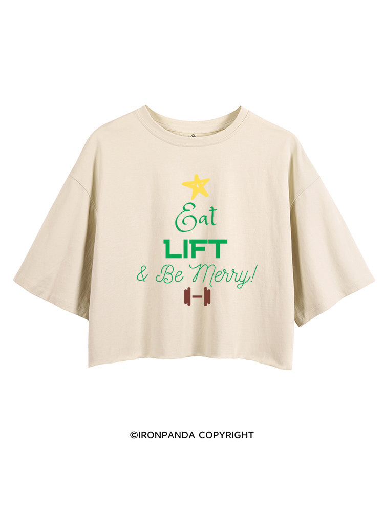EAT LIFT & BE MERRY! CROP TOPS