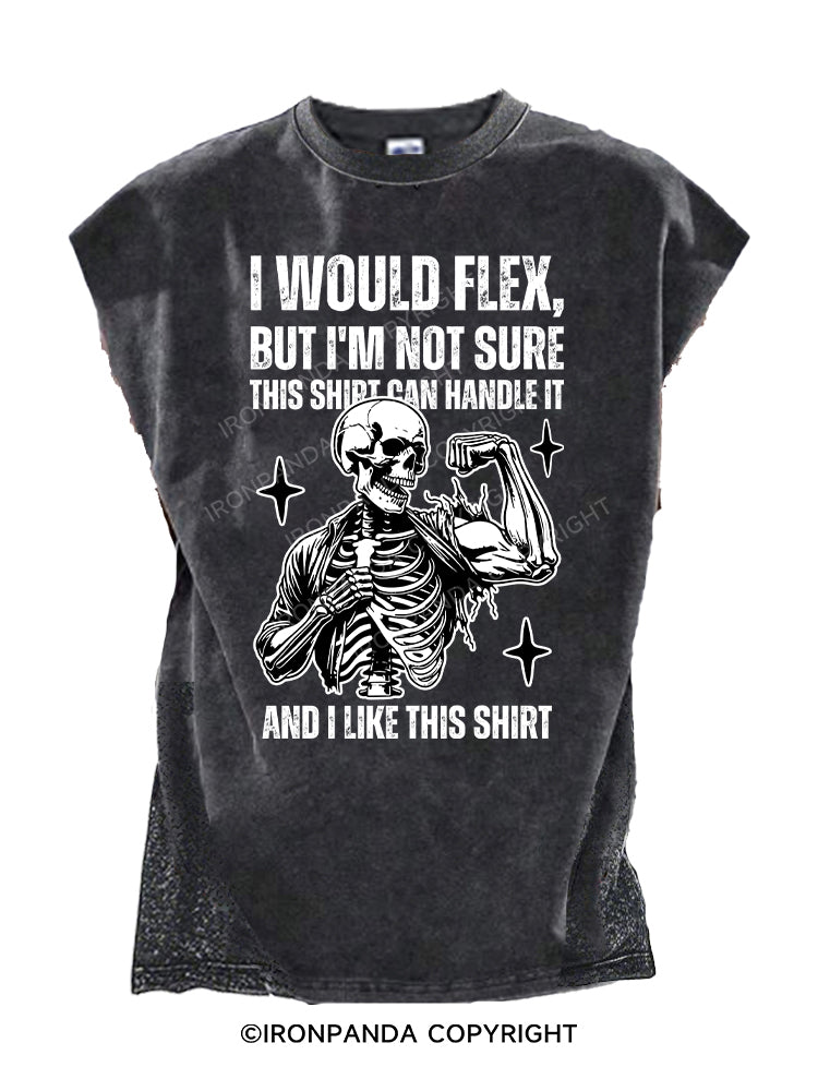 I Would Flex But I'm Not Sure Cut Off Tank