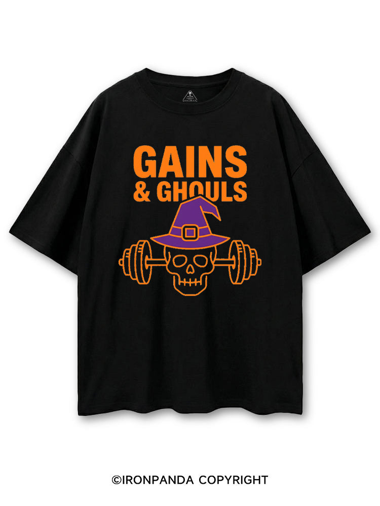 GAINS & GHOULS SKELETON COTTON PUMP COVER
