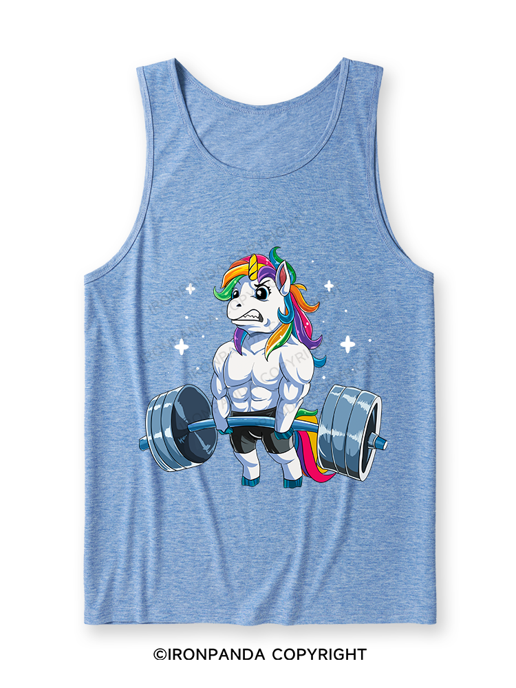 Weightlifting Unicorn Ultra Soft Heather Tank