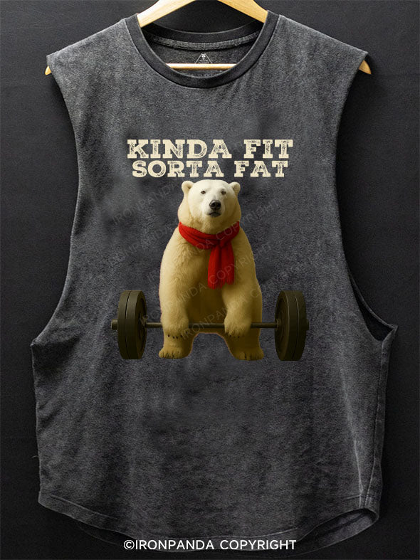 KINDA FIT SORTA FAT Scoop Bottom Cotton Tank