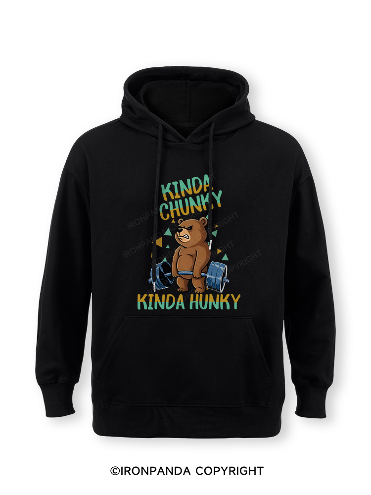 Kinda Chunky Kinda Hunky Classic Gym Hoodie