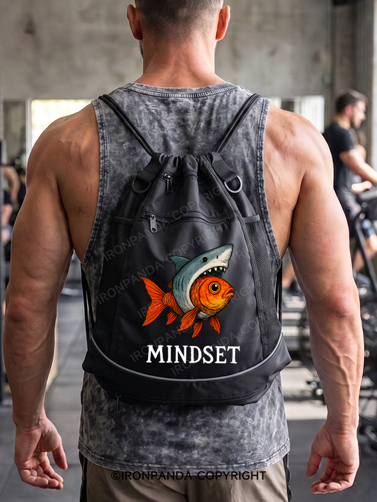 Mindset Gym Drawstring Bag