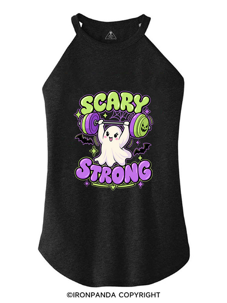 SCARY STRONG HALLOWEEN GHOST ROCKER COTTON TANK