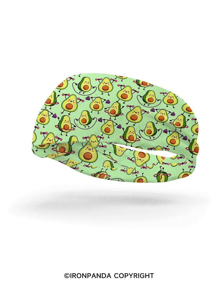 AVOCADO FITNESS PARTY Gym Headband