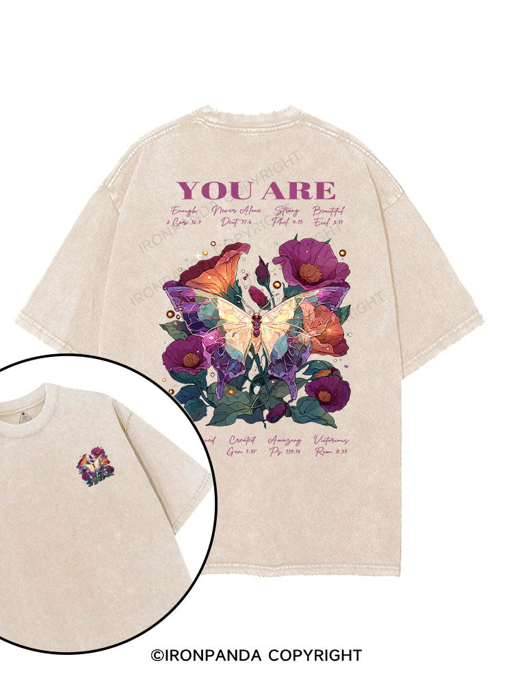 YOU ARE printed Gym Shirt