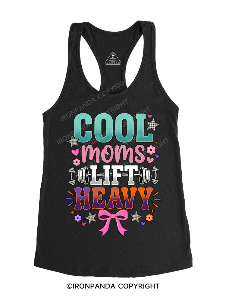 COOL MOMS LIFT HEAVY Gym Racerback Tank
