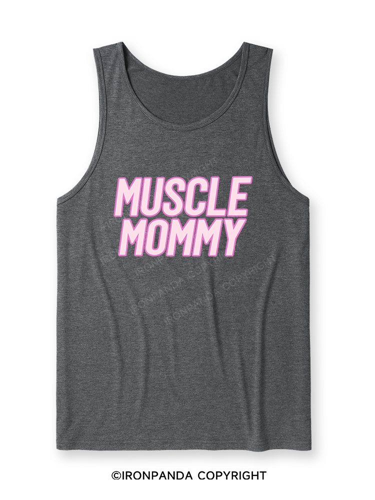 MUSCLE MOM Ultra Soft Heather Tank
