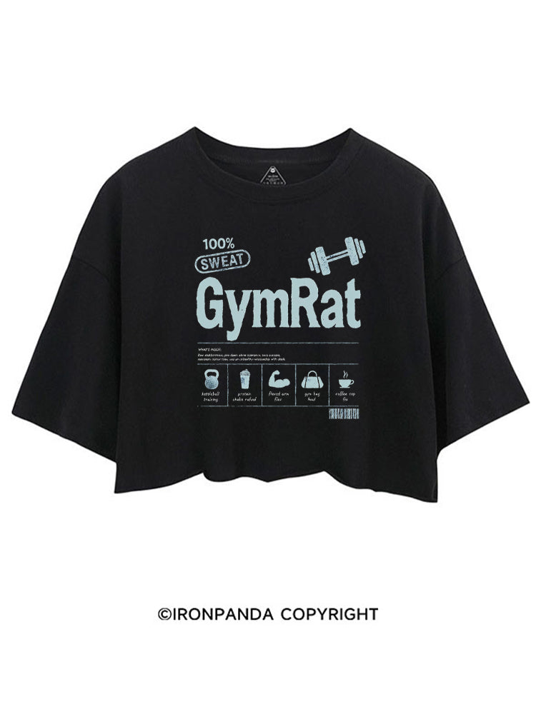 Gym Rat Nutrition Facts CROP TOPS