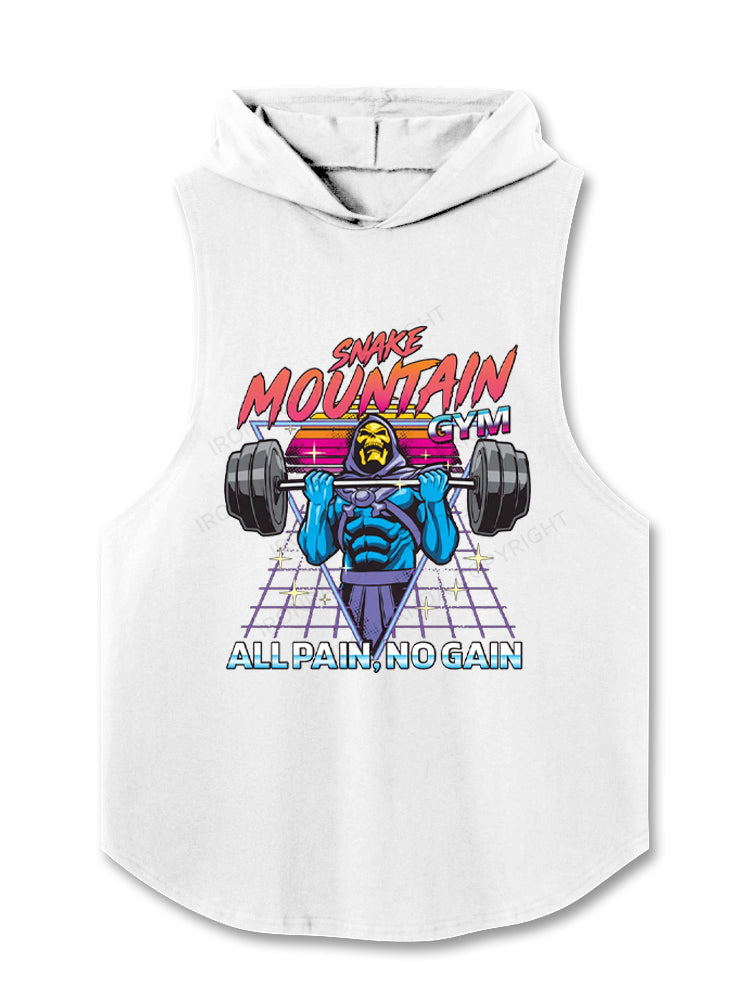 All pain, No gain Deadlift Hooded Tank