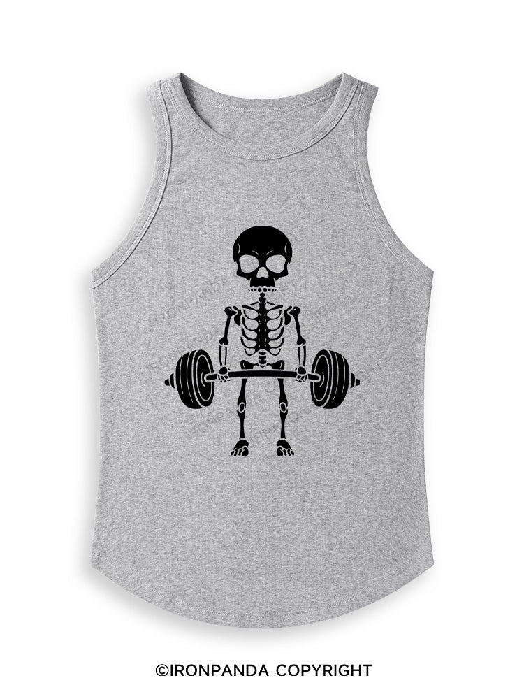 DEADLIFT SQUAD Fitted Tank Top
