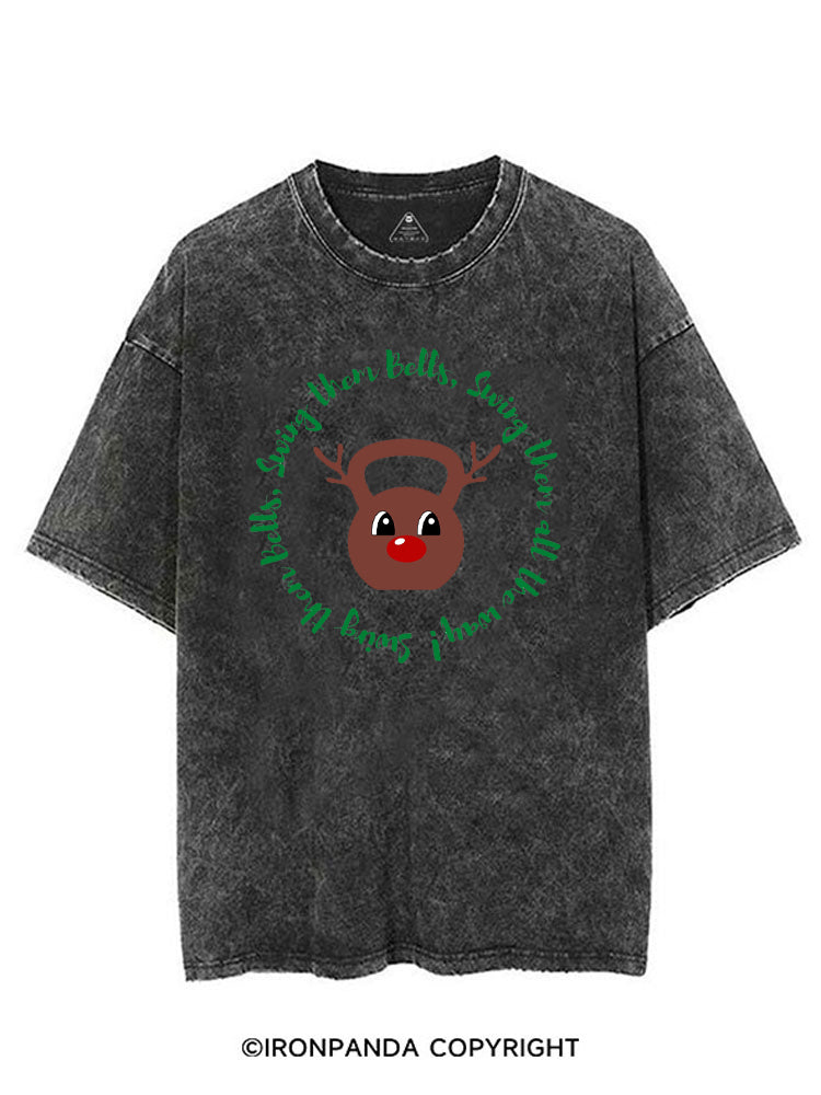 SWING THEM BELLS, SWING THEM BELLS, SWING THEM ALL THE WAY! VINTAGE GYM SHIRT