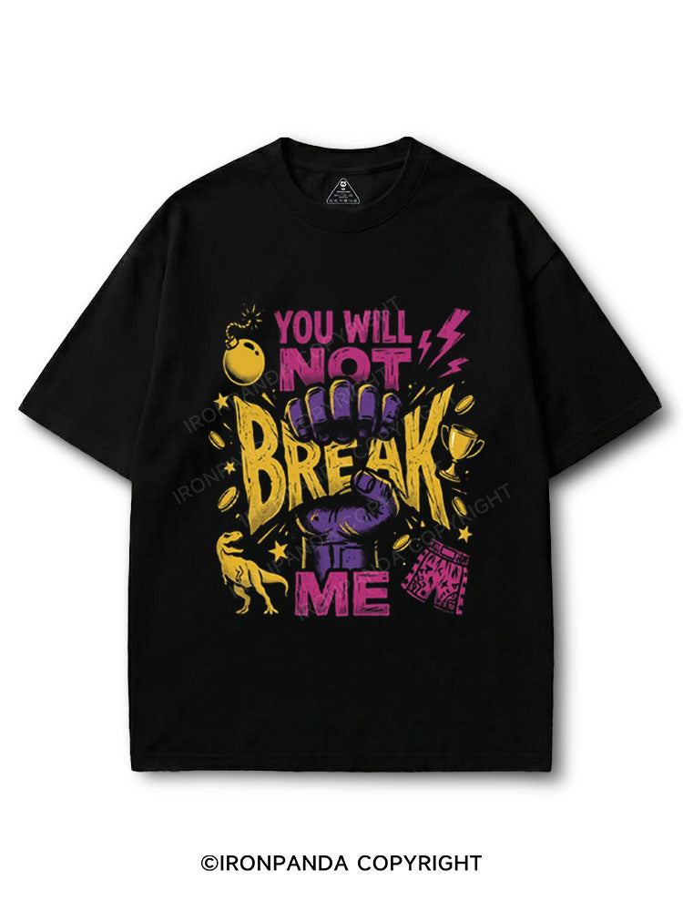 You Will Not Break Me COTTON PUMP COVER