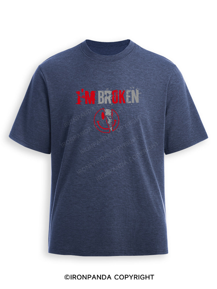 I’m Broken And Smiling Ultra Soft Heather T-Shirt