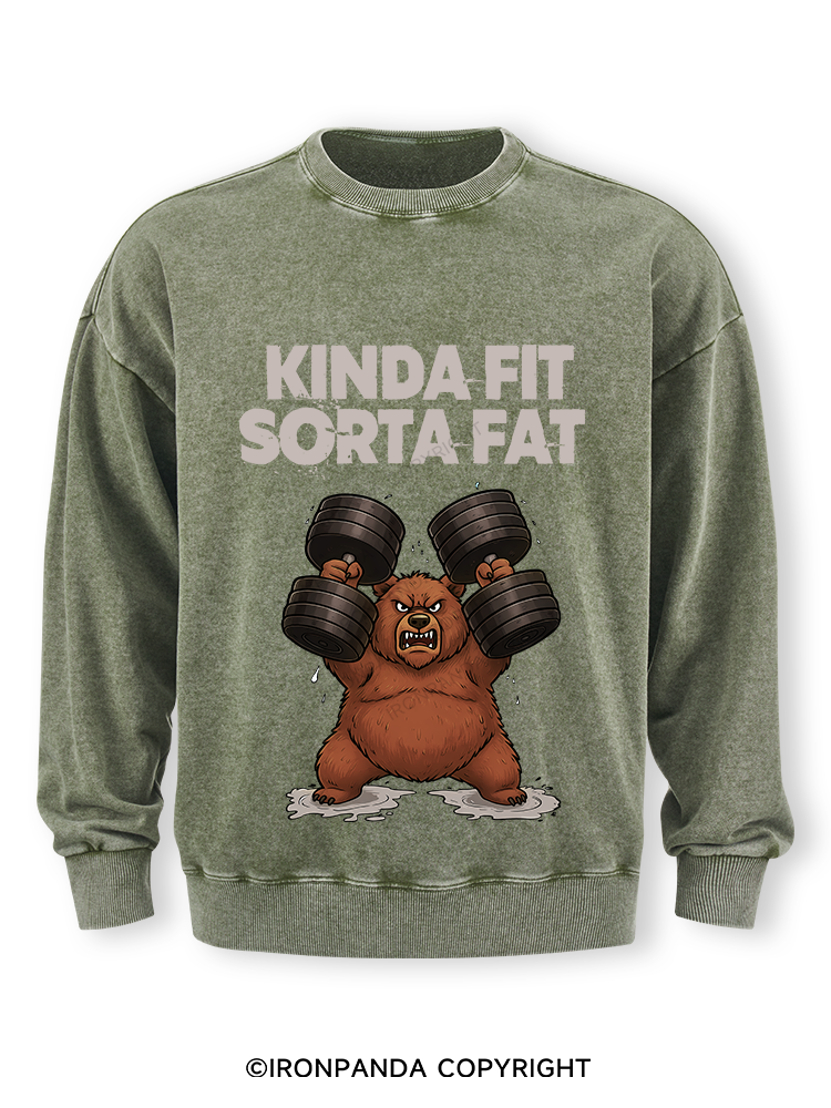 KINDA FIT SORTA FAT Washed Sweatshirt