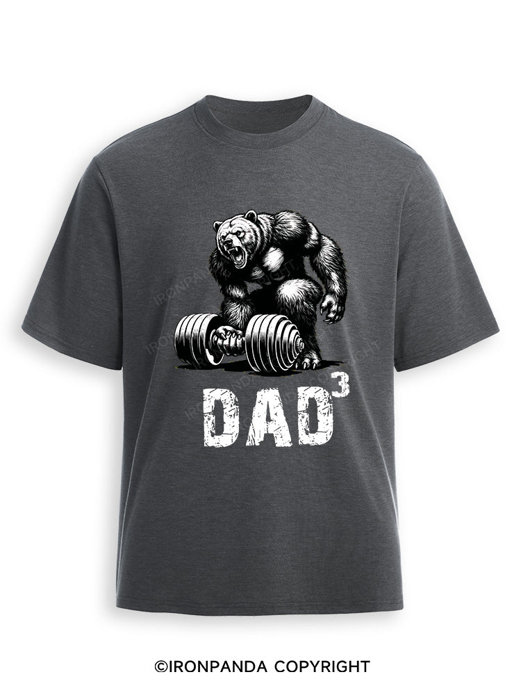 Dad Bear Ultra Soft Heather T-Shirt