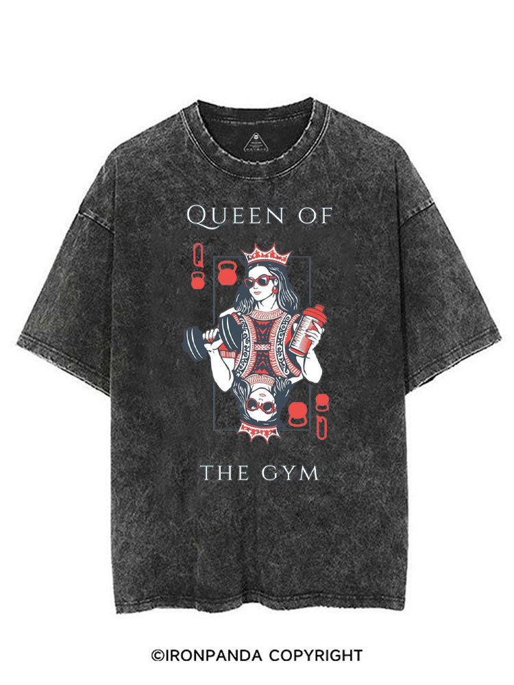 QUEEN OF THE GYM POKER VINTAGE GYM SHIRT
