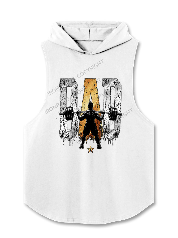 Dad Lifting Hooded Tank