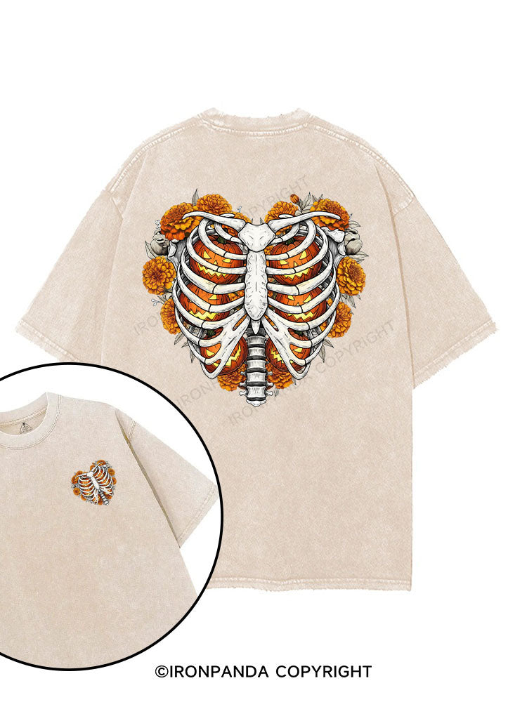 Forceful Skull printed Gym Shirt