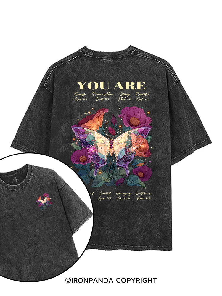 YOU ARE printed Gym Shirt