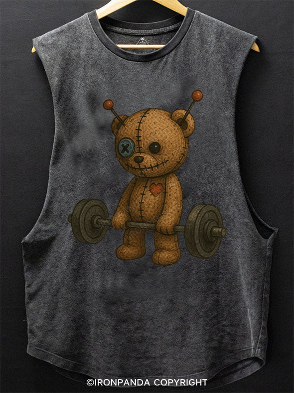 Voodoo Bear Weightlifting Scoop Bottom Cotton Tank