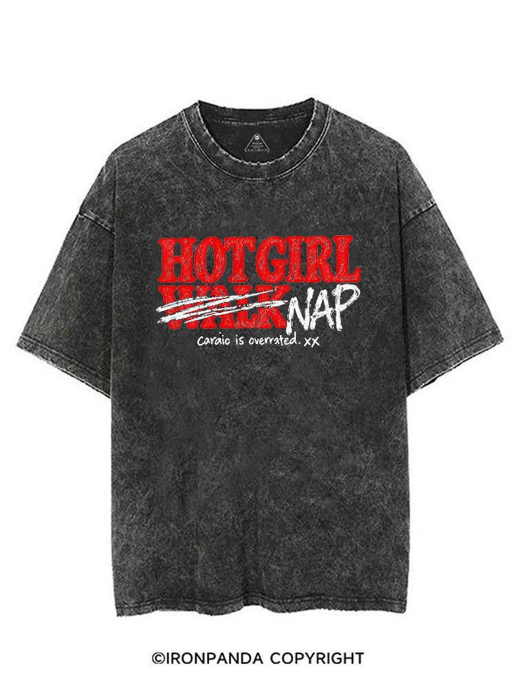 HOT GIRL NAP CARDIO IS OVERRATED VINTAGE GYM SHIRT