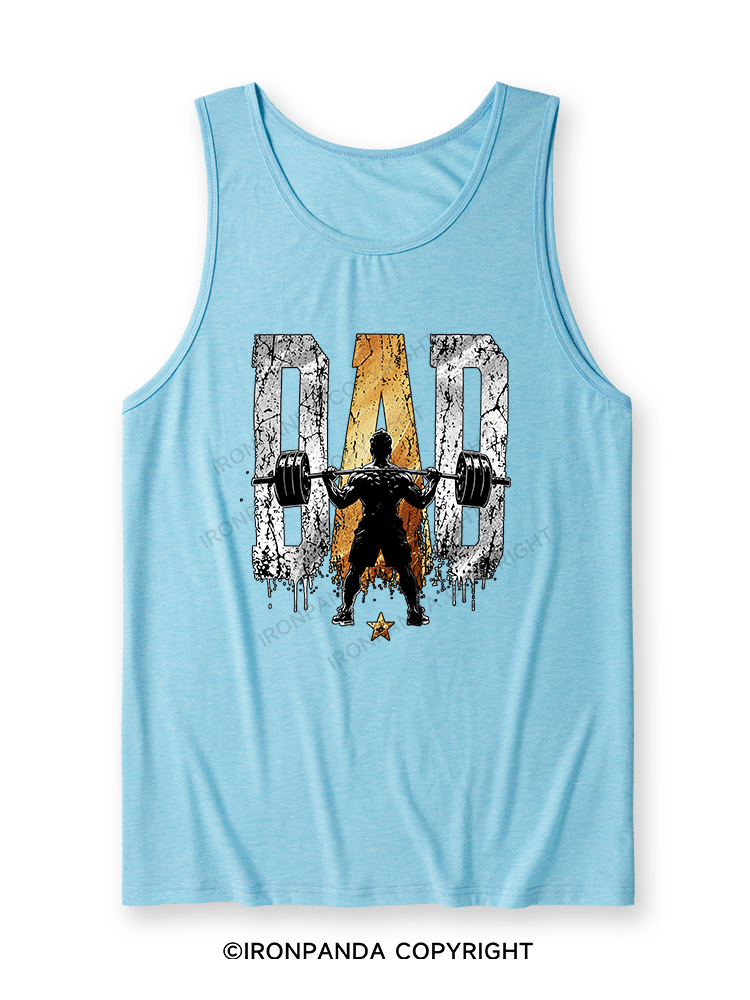 Dad Lifting Ultra Soft Heather Tank