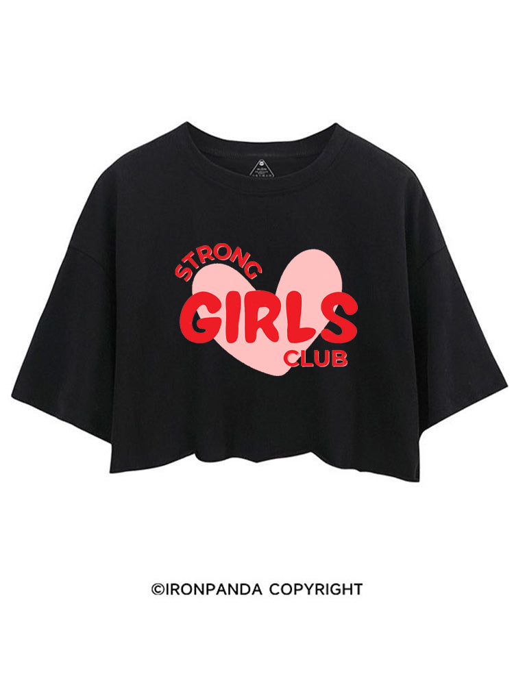 STRONG GIRLS CLUB STRONG VIBES CROP TOPS