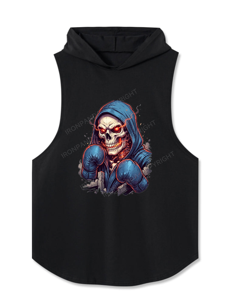 Undead Fighter Hooded Boxing Hooded Tank