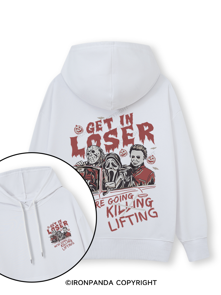 We’re Going Lifting Double-Sided Printed Classic Gym Hoodie