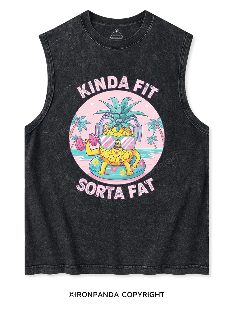 Kinda Fit, Sorta Fat Washed Tank