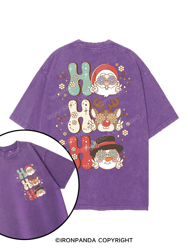 HO HO HO printed Gym Shirt