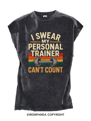 Funny Gym I Swear My Personal Trainer Can't Count Cut