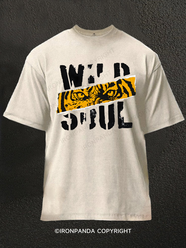 Wild Soul Washed Gym Shirt