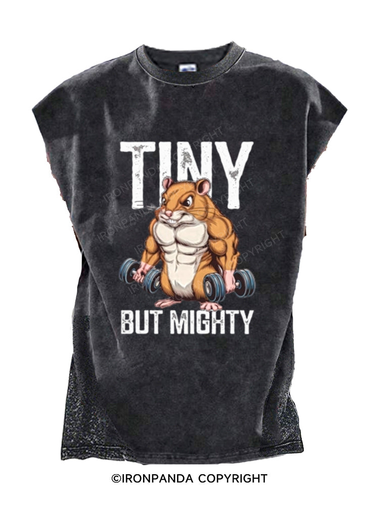 Tiny But Mighty Muscular Hamster Cut Off Tank