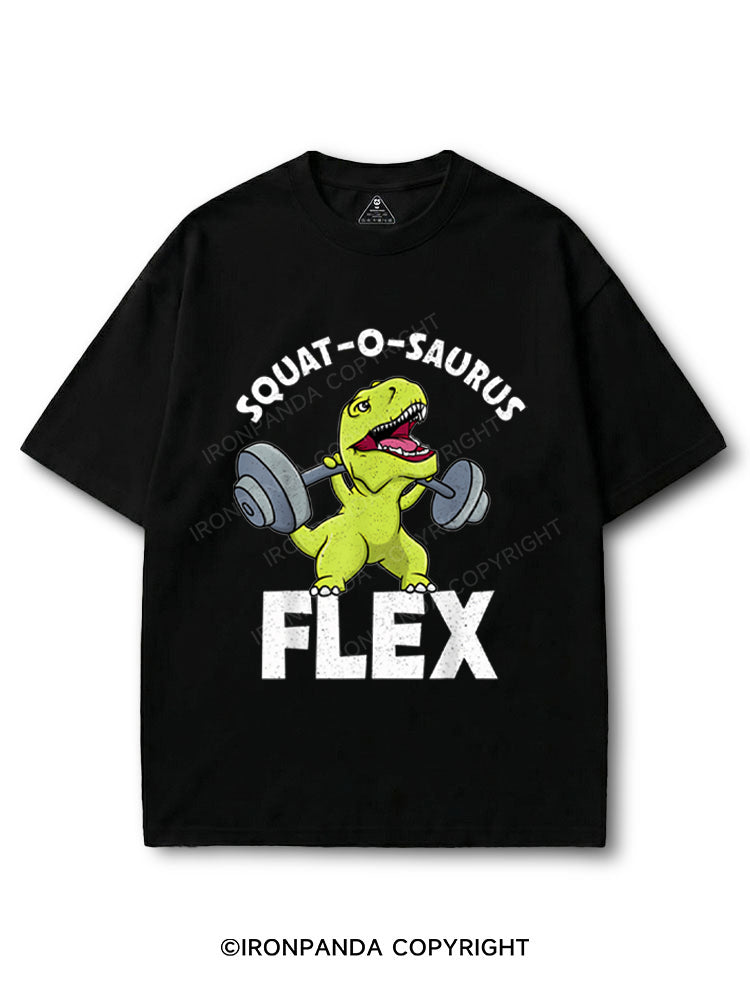 Squat-O-Saurus Flex Funny Dinosaur COTTON PUMP COVER
