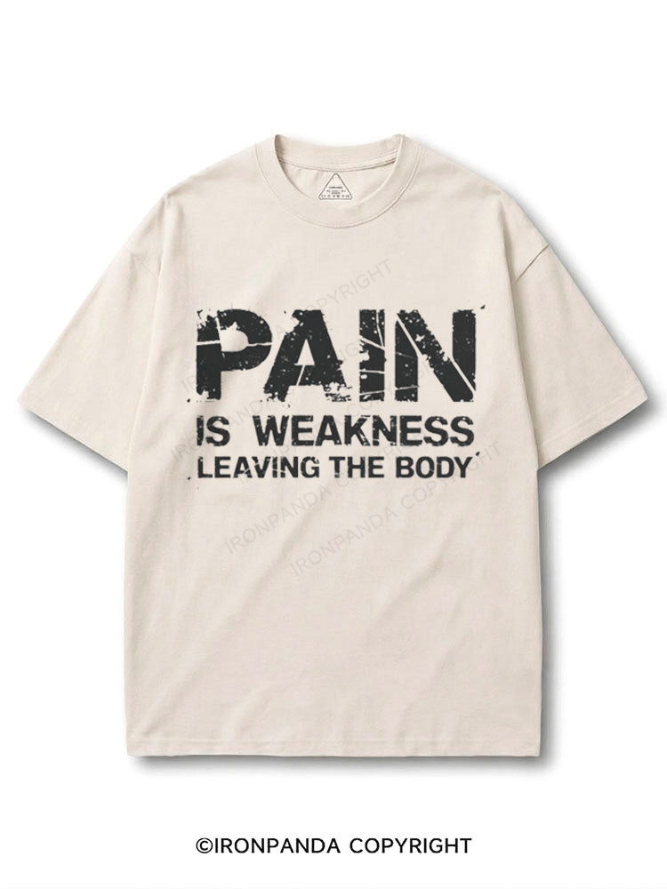 PAIN is weakness leaving body COTTON PUMP COVER