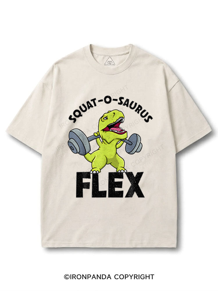 Squat-O-Saurus Flex Funny Dinosaur COTTON PUMP COVER