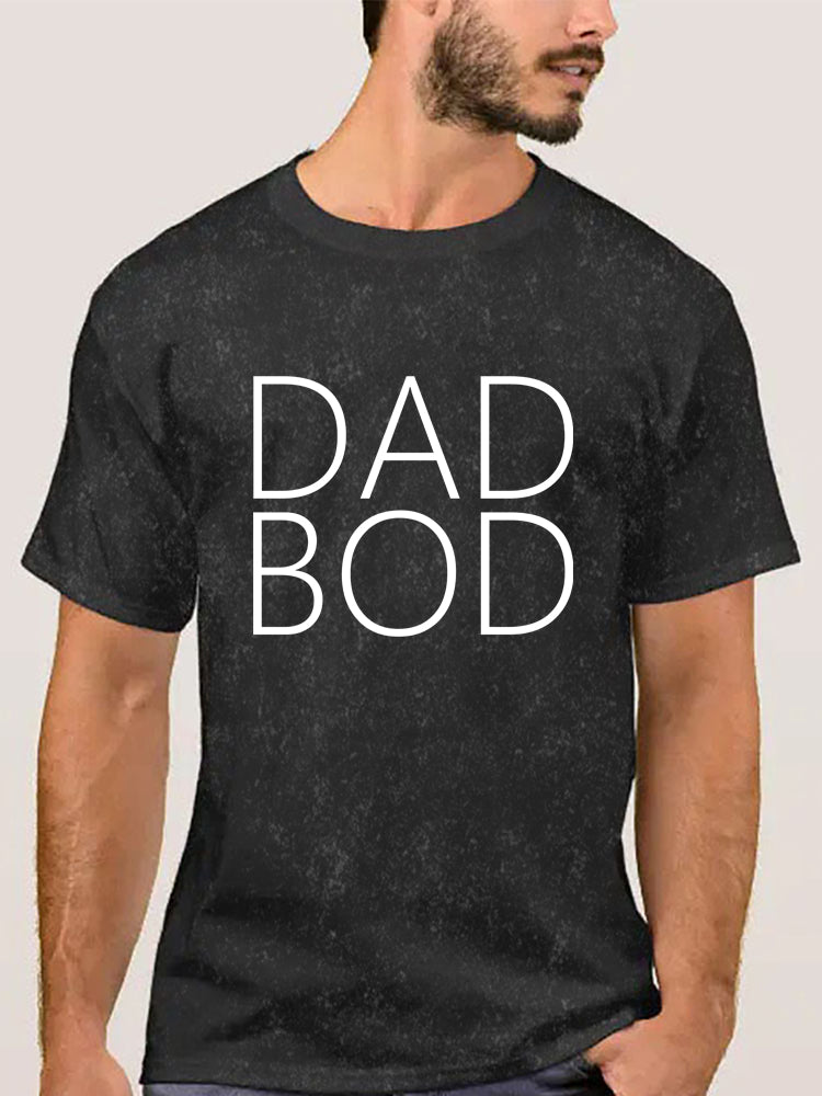 Dad Bod Washed Gym Shirt