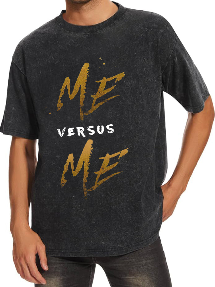 Me Versus Me Washed Gym Shirt