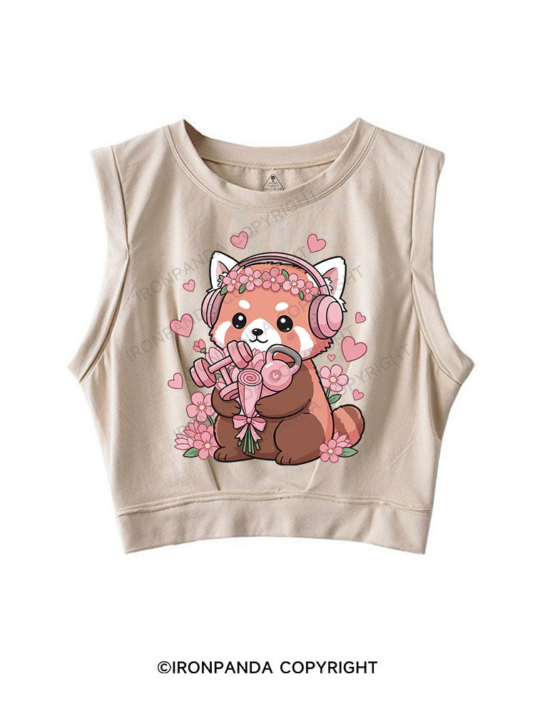 Fitty Panda SLEEVELESS CROP TOPS