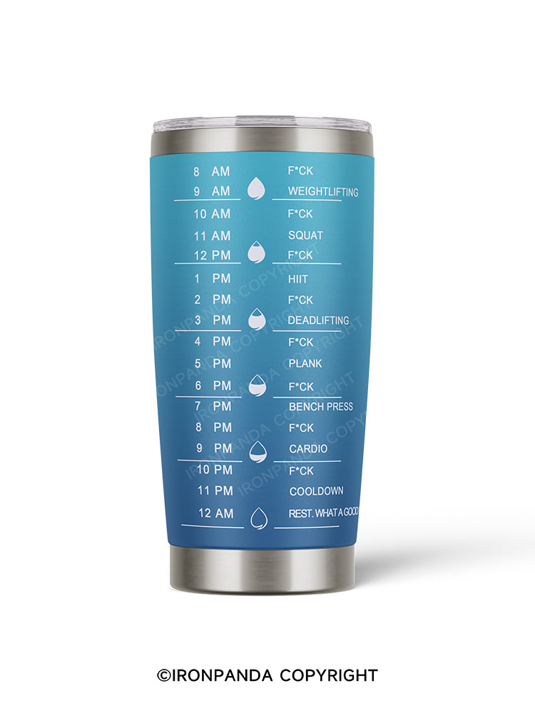 Fitness schedule 20oz Tumbler