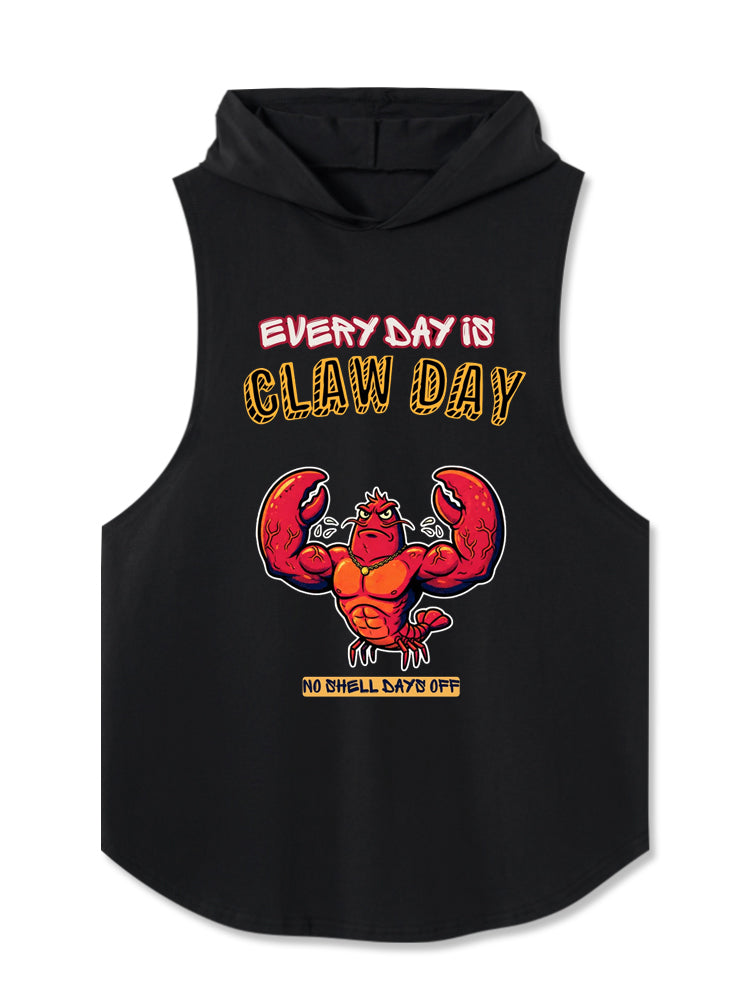 Everyday Is Claw Day Hooded Tank