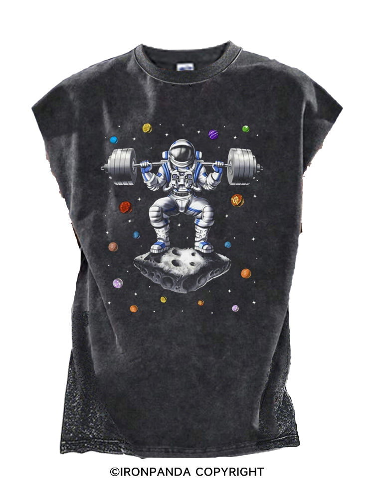 Astronaut Fitness Cut Off Tank