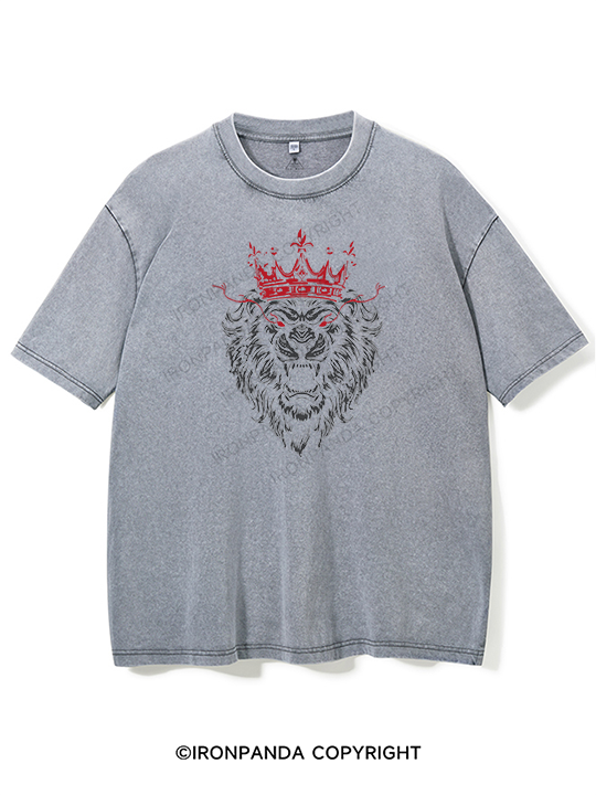 Lion King Washed Gym Shirt