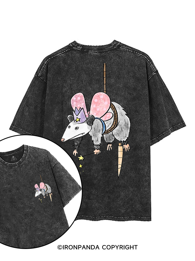 Fairy Godpossum printed Gym Shirt