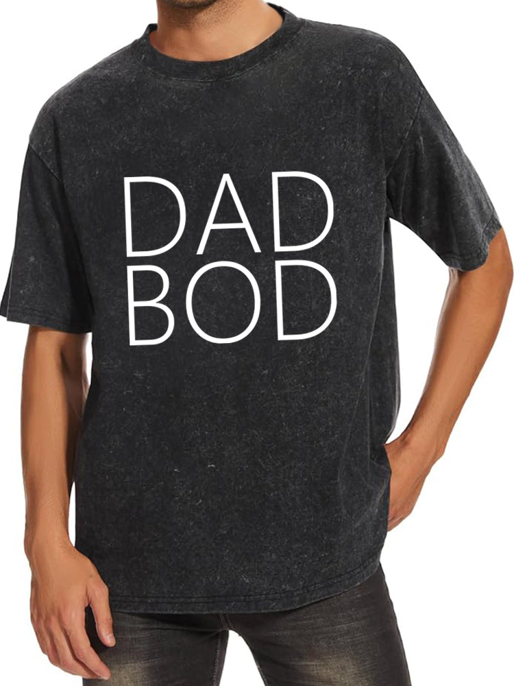 Dad Bod Washed Gym Shirt
