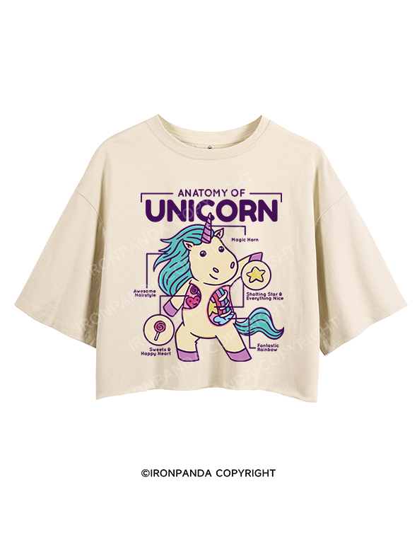 ANATOMY OF UNICORN CROP TOPS